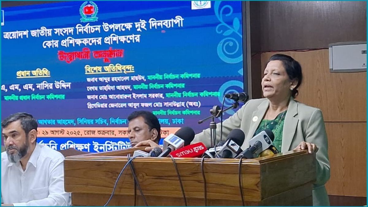 দাদাগিরি করবেন তবে ইতিবাচকভাবে : ইসি তাহমিদা