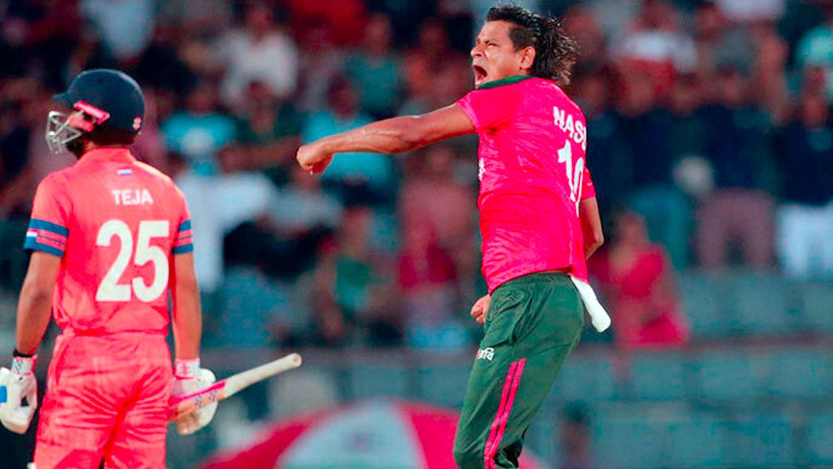 টাইগারদের বোলিং তোপে ১০৩ রানে অলআউট নেদারল্যান্ডস