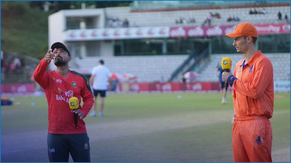 টসে জিতে নেদারল্যান্ডসকে ব্যাটিংয়ে পাঠাল বাংলাদেশ, দলে ২ পরিবর্তন