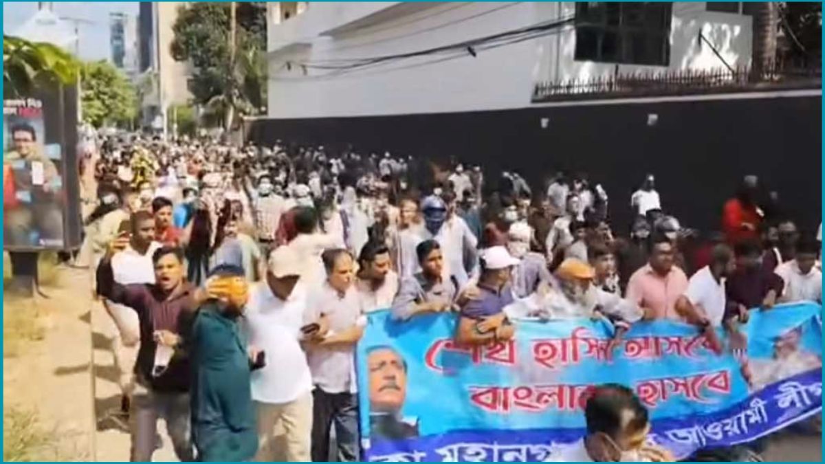 এবার তেজগাঁওয়ে ‘নিষিদ্ধ’ আওয়ামী লীগের মিছিল