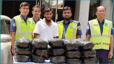 কুমিল্লায় ৫০ কেজি গাঁজাসহ মাদক কারবারি আটক
