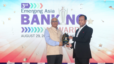 ভারতে মর্যাদাপূর্ণ ৩য় আইসিসি এমার্জিং এশিয়া ব্যাংকিং অ্যাওয়ার্ড পেল এনসিসি ব্যাংক