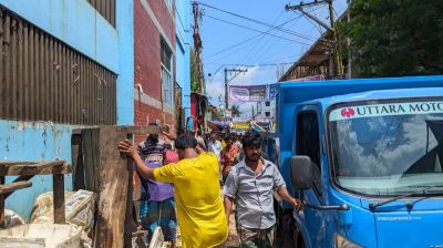 মিরসরাই কলেজ রোডে শতাধিক অবৈধ স্থাপনা উচ্ছেদ