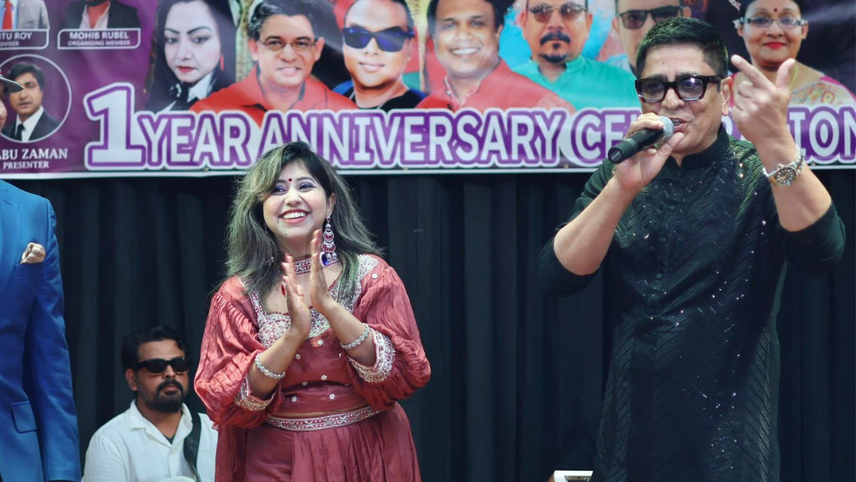 অমিত হাসান ও মেহজাবীন মেহার প্রথম মঞ্চ পরিবেশনা