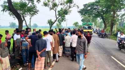 বগুড়ায় সড়ক দুর্ঘটনায় মোটরসাইকেল আরোহী নিহত