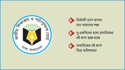 শিক্ষার্থীর হাতে নতুন বই তুলে দেওয়ার চ্যালেঞ্জে এনসিটিবি