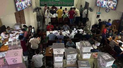 জাকসু নির্বাচনের ফল ঘোষণা চলছে
