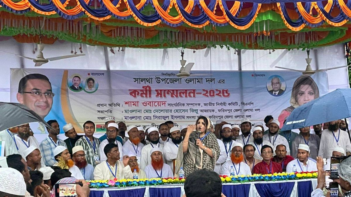 মানবিক বাংলাদেশ ও জবাবদিহিতামূলক সরকার গড়াই বিএনপির লক্ষ্য : শামা ওবায়েদ