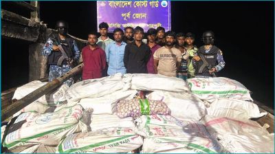 মিয়ানমার থেকে পণ্যের বিনিময়ে আসছে মাদক, আটক ১০