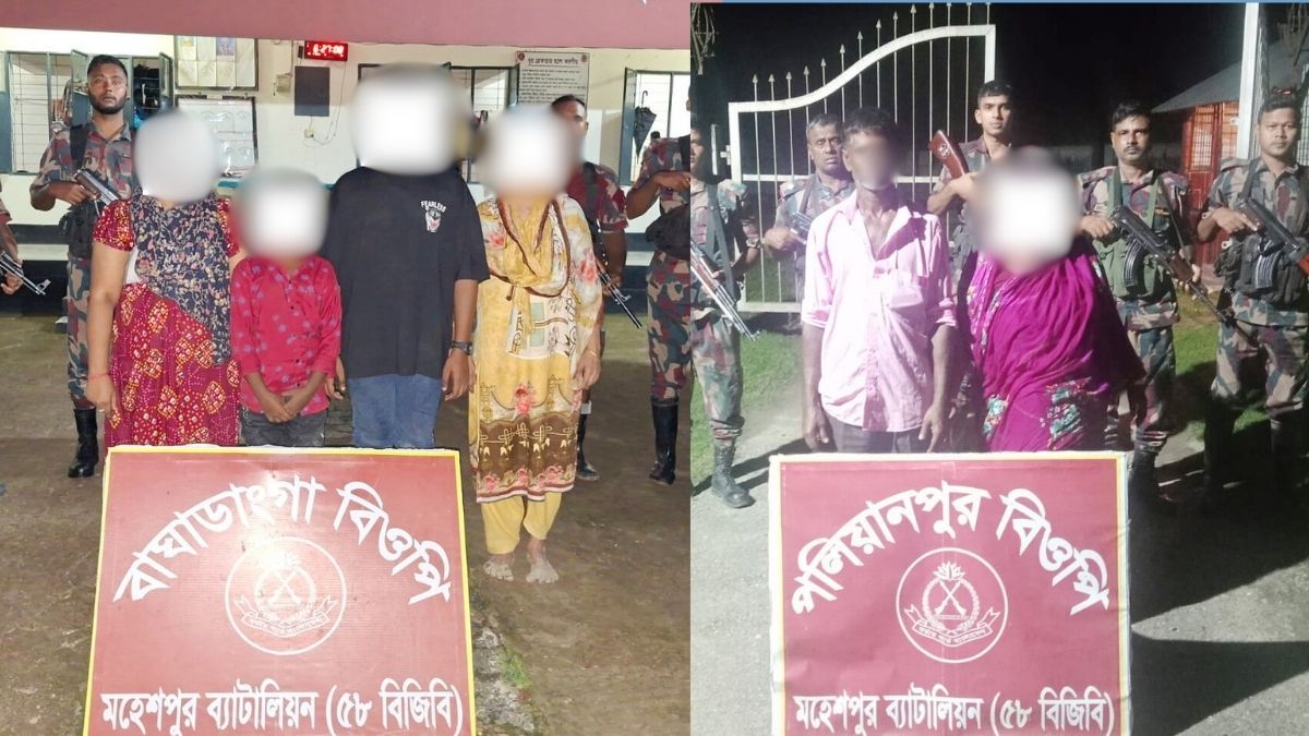 ৬ বাংলাদেশিকে ফেরত দিল বিএসএফ