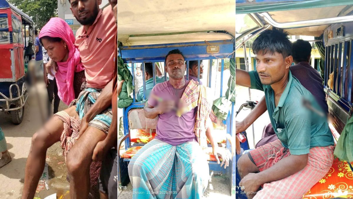 সুনামগঞ্জে ঘাটে বাঁধা নৌকা থেকে পানি ফেলা নিয়ে সংঘর্ষ, আহত ১৬