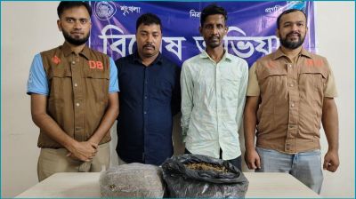 আশুলিয়ায় ১২ মামলার আসামিসহ ২ মাদক কারবারি গ্রেপ্তার
