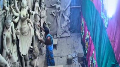 শৈলকুপায় দুর্গাপূজার ৬ মূর্তি ভাঙচুর, মানসিক প্রতিবন্ধী আটক