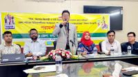 টাইফয়েড টিকা বিষয়ে নারায়ণগঞ্জে সাংবাদিকদের সঙ্গে কর্মশালা