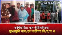 কাশিয়ানীতে বাস-ইজিবাইকের মুখোমুখি সংঘর্ষে নারীসহ নিহত ৪