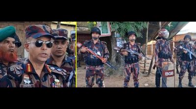 খাগড়াছড়ির পরিস্থিতি নিয়ে সাংবাদিকদের সাথে সেক্টর কমান্ডারে সংবাদ সম্মেলন