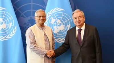 আসন্ন নির্বাচন ঘিরে জাতিসংঘ মহাসচিবের সহায়তা চাইলেন প্রধান উপদেষ্টা