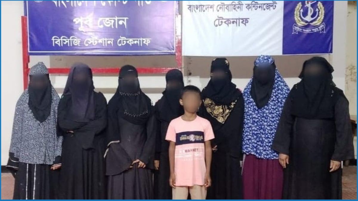টেকনাফে মালয়েশিয়া পাচারের উদ্দেশ্যে বন্দি রাখা নারী-শিশু উদ্ধার