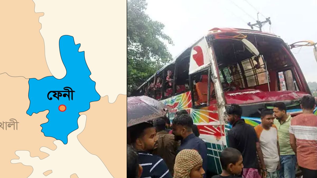 বৈদ্যুতিক খুঁটিতে ধাক্কা দিয়ে উল্টে গেলো বাস, নিহত ৩