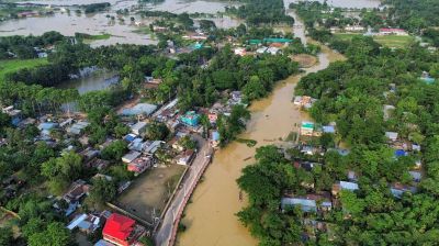 ৩ বিভাগে নদীসংলগ্ন নিম্নাঞ্চলে বন্যার আভাস
