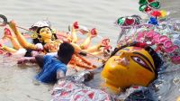 দুর্গাপূজার বিজয়া দশমী, চলছে প্রতিমা বিসর্জনের প্রস্তুতি