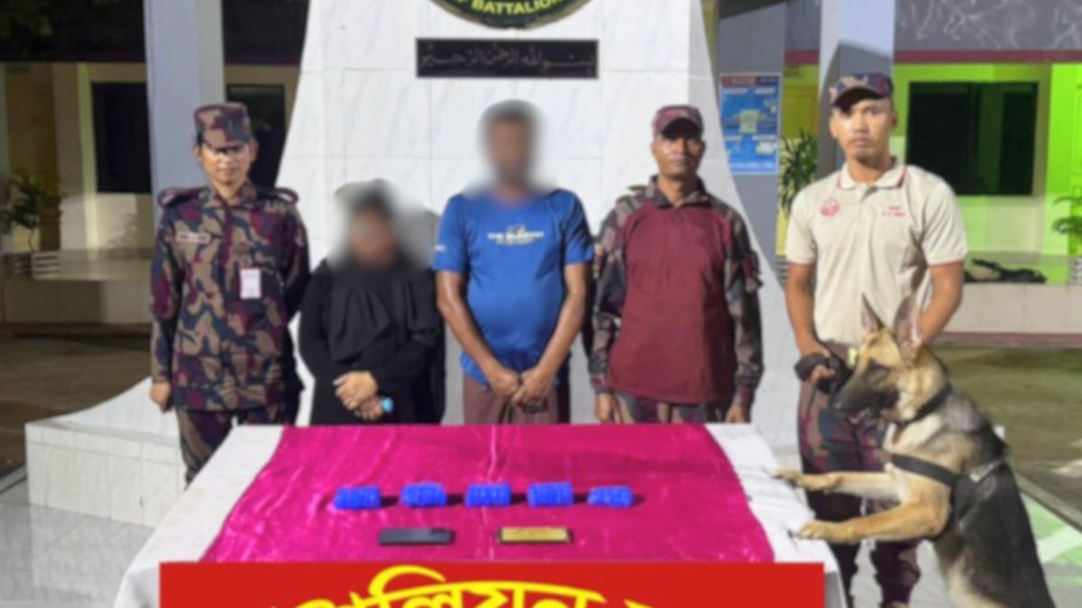 রাজমিস্ত্রি পরিচয়ের আড়ালে ইয়াবা বাণিজ্য, রোহিঙ্গা দম্পতি আটক