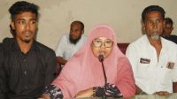 বগুড়ায় পুকুর দখলের চেষ্টা ও চাঁদাবাজির প্রতিবাদে সংবাদ সম্মেলন