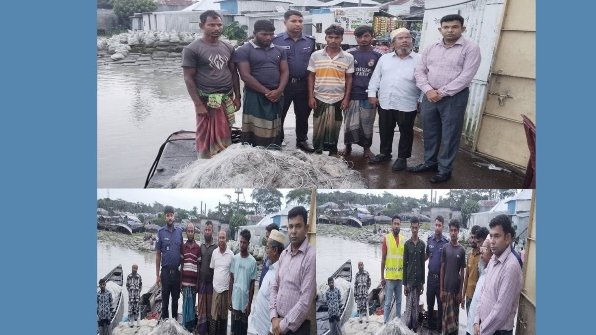 ভোলায় ১২ জেলের কারাদণ্ড, ১৫ কেজি মাছ জব্দ