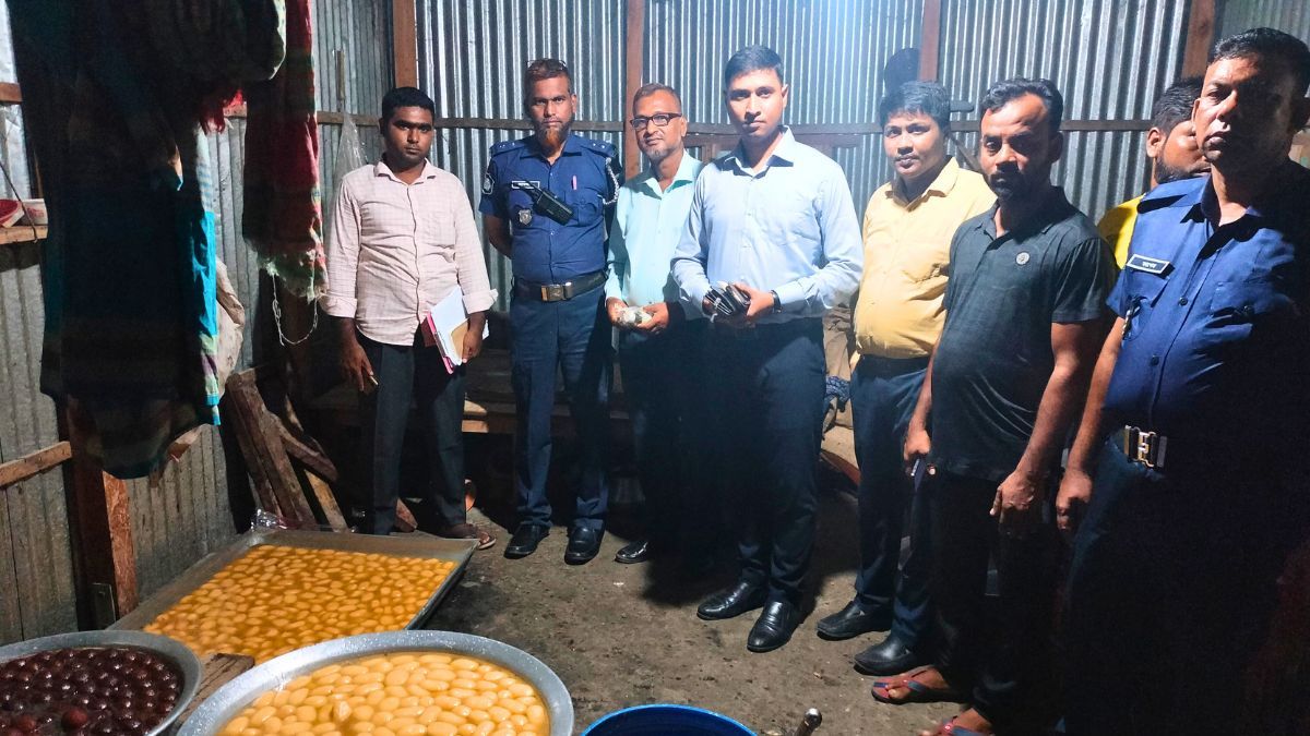 ভাঙ্গায় অস্বাস্থ্যকর পরিবেশে খাদ্য উৎপাদন, ২ প্রতিষ্ঠানকে জরিমানা