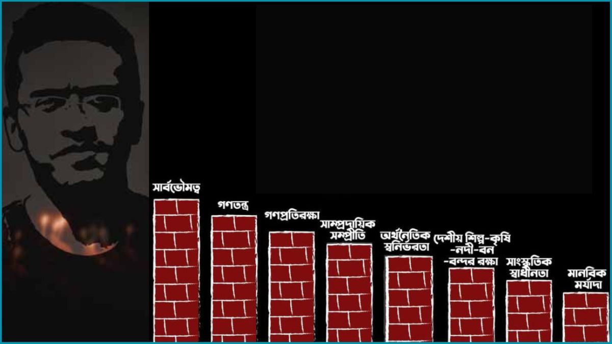 শহীদ আবরার স্মরণে আট স্তম্ভের উদ্বোধন বিকেলে