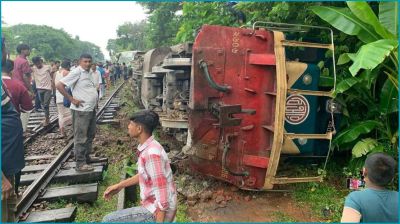 ইঞ্জিনসহ উল্টে গেল ট্রেন, সিলেটের সঙ্গে রেল যোগাযোগ বন্ধ