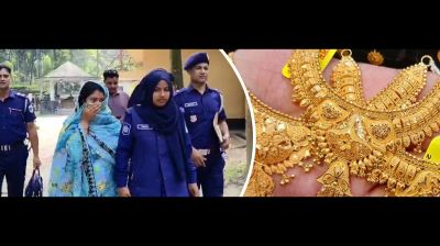 নানিকে হত্যা করে গহনা লুটের অভিযোগে আটক নাতনি