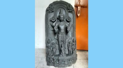 সাভার থেকে ১ কোটি ২০ লাখ টাকা মূল্যের বিষ্ণু মূর্তি উদ্ধার, গ্রেপ্তার ১