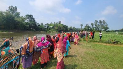 ৩০ ঘণ্টা পর করতোয়া নদী থেকে হৃদয়ের মরদেহ উদ্ধার