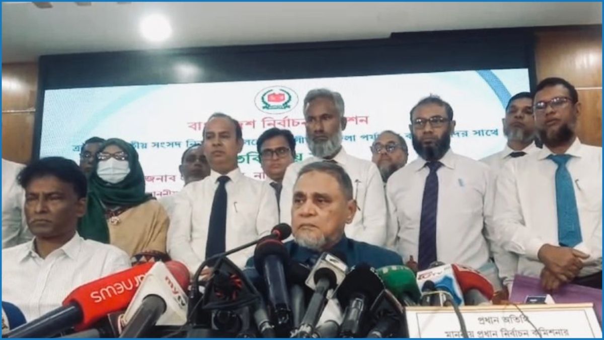 নির্বাচনের তফশিলের সময় জানালেন প্রধান নির্বাচন কমিশনার