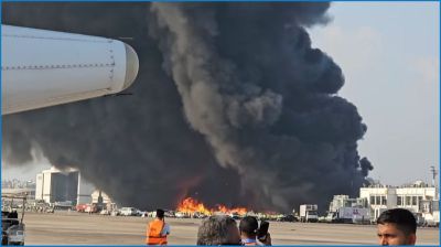 শাহজালাল বিমানবন্দরে ভয়াবহ আগুন, নিয়ন্ত্রণে ৩২ ইউনিট