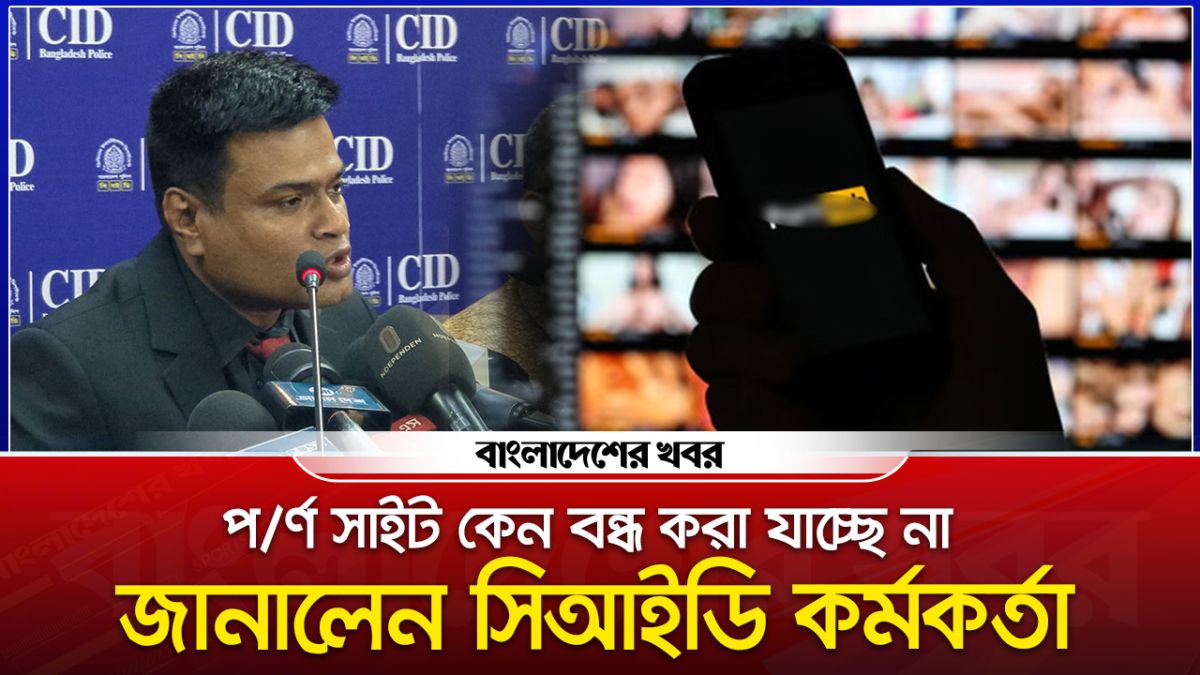 পর্ণ সাইট কেন বন্ধ করা যাচ্ছে না, জানালেন সিআইডি কর্মকর্তা