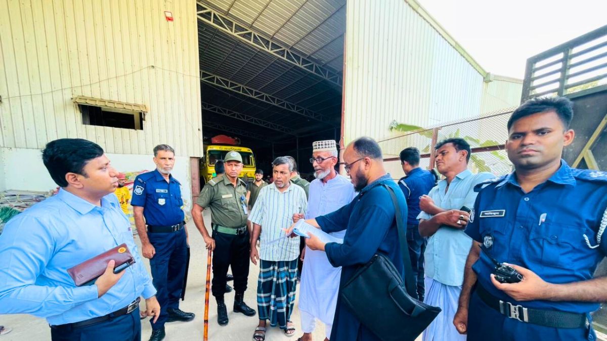 পরিবেশ আইন লঙ্ঘন : সরাইলে ৩ রাইস মিলকে জরিমানা