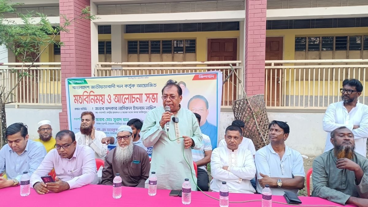 হাসিনা দেশকে ধ্বংস করে ভারতের গোলামী করেছে : খন্দকার নাসির