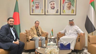 আমিরাতের রাষ্ট্রদূতের সঙ্গে বিএনপি নেতা এম এ কাইয়ুমের সাক্ষাৎ