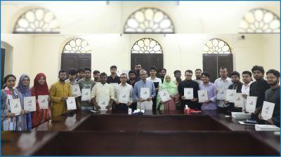 জবিসাসের ম্যাগাজিন ‘সম্বর্ত’র মোড়ক উন্মোচন