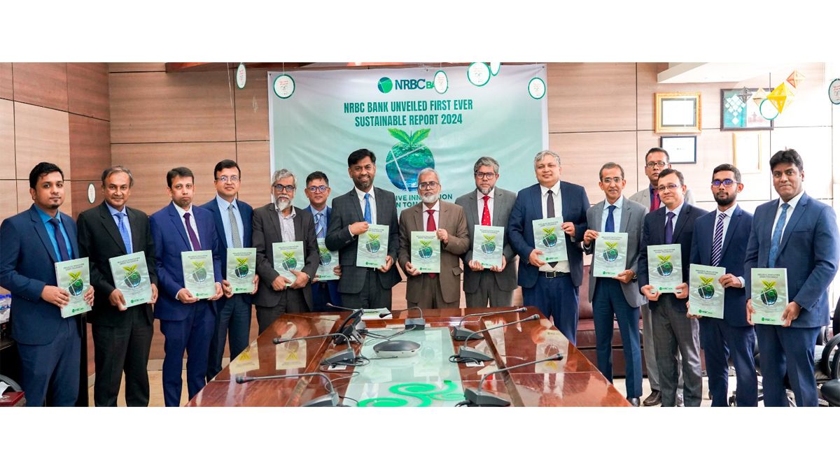 প্রথমবারের মত সাসটেইনেবিলিটি রিপোর্ট প্রকাশ করলো এনআরবিসি ব্যাংক