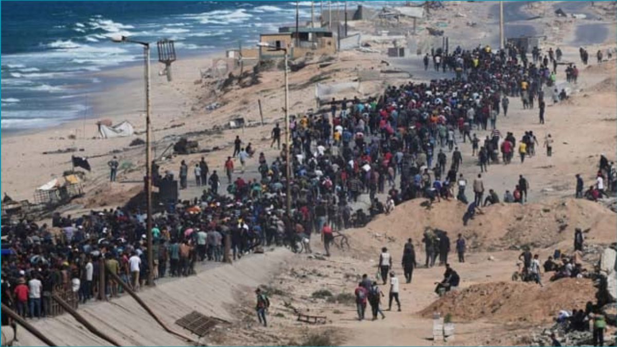 গাজাবাসীর শেষ ভরসা সাগর