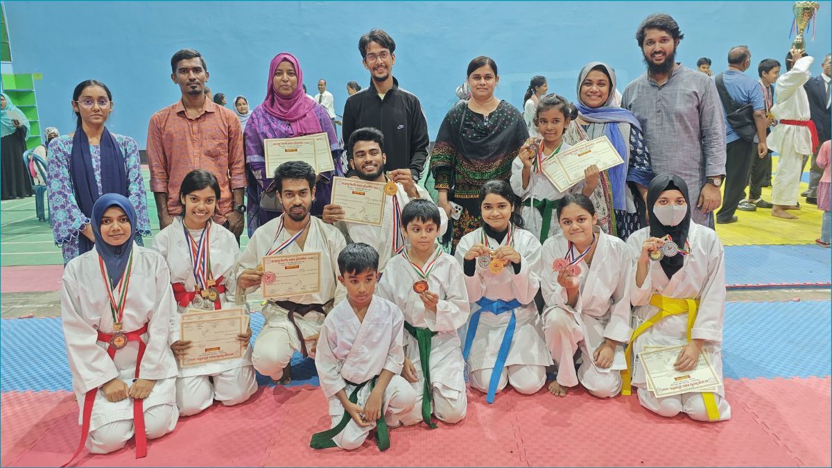 ২ স্বর্ণসহ হাবিপ্রবি কারাতে দলের ১৭ পদক জয়