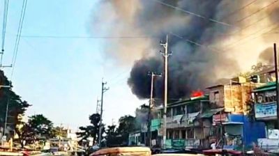 কক্সবাজারের উখিয়া বাজারে ভয়াবহ অগ্নিকাণ্ড, নিহত ১