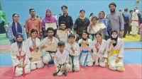 ২ স্বর্ণসহ হাবিপ্রবি কারাতে দলের ১৭ পদক জয়