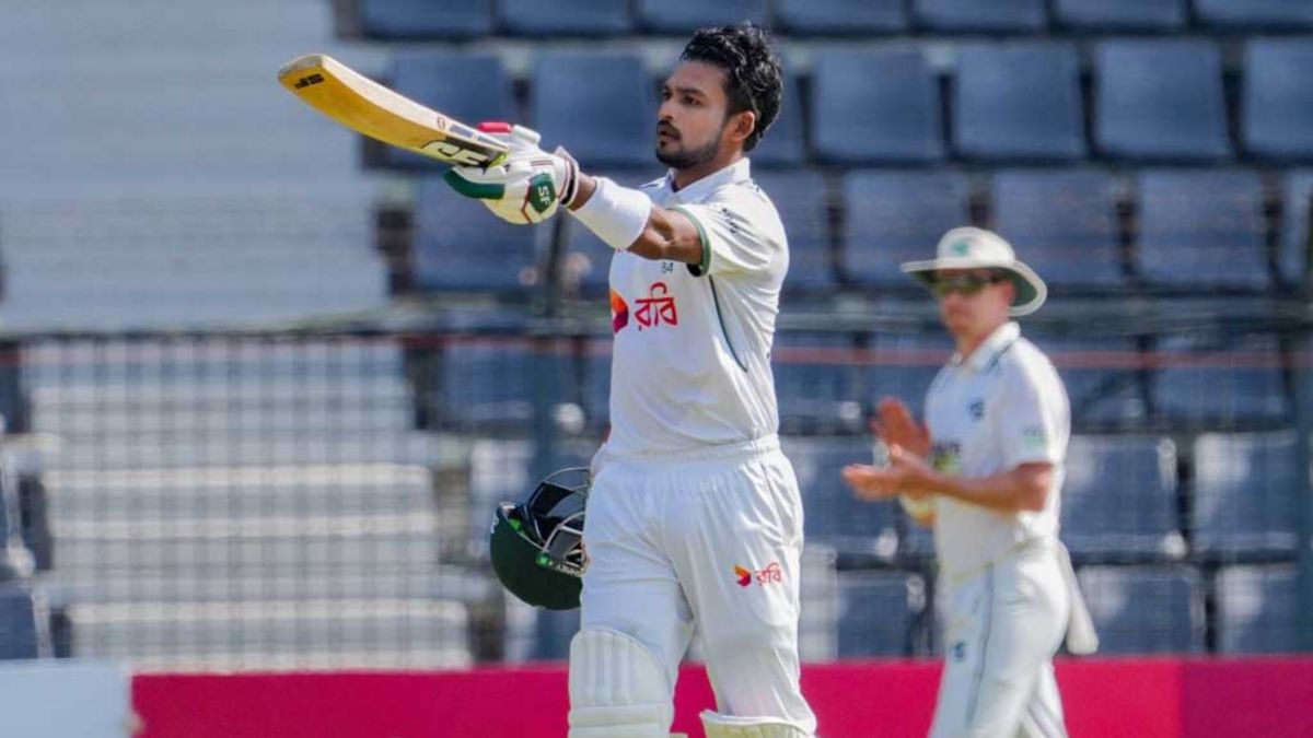 ক্যাপ্টেন শান্তর সেঞ্চুরিতে সিলেট টেস্ট জয়ের প্রান্তে বাংলাদেশ