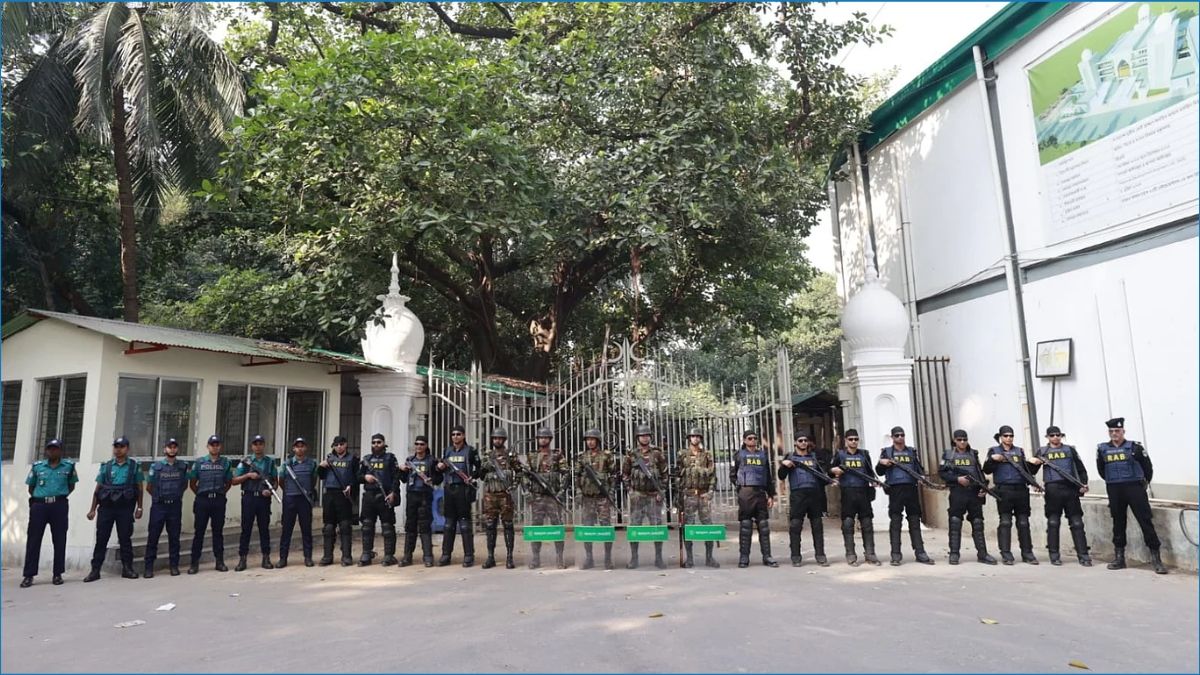 ট্রাইব্যুনালে কড়া নিরাপত্তা