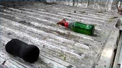 গণপূর্ত অফিসের গাড়িতে আগুন, পেট্রোল বোমা নিক্ষেপ