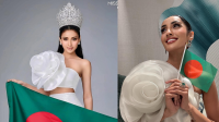 মিস ইউনিভার্সে বাংলাদেশের মিথিলার ঝড়, ভোটে এখন দ্বিতীয় স্থানে